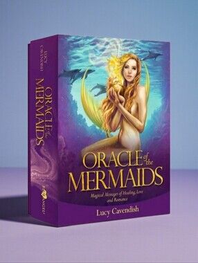 Oracle of the Mermaids 45-Card Deck With Guidebook by Lucy Cavendish Near Mint C